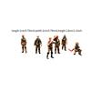 Miniature 1:64 Firefighter Figures Realistic Collection Mini Diorama Action Figures for Diorama Miniature Scene Decoration