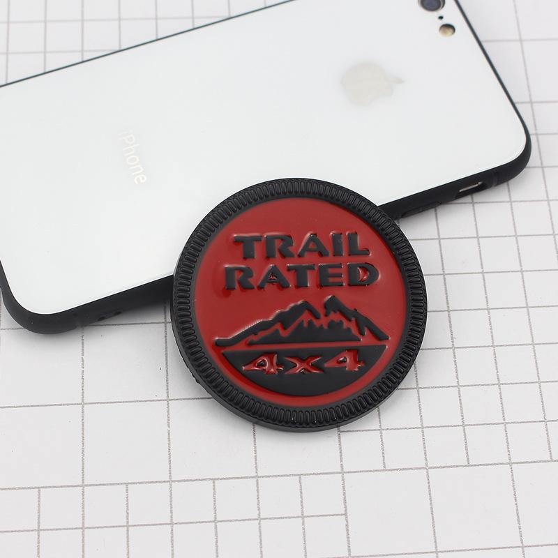 Jeep Off-road Compass Wrangler 4X4 Snow Mountain Metal Emblem Sticker