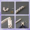 Jewelry Making Tool Flexes Wire Pliers Beading Tool Small Crimping Pliers Suitable for Home Workshops and Craft Classes