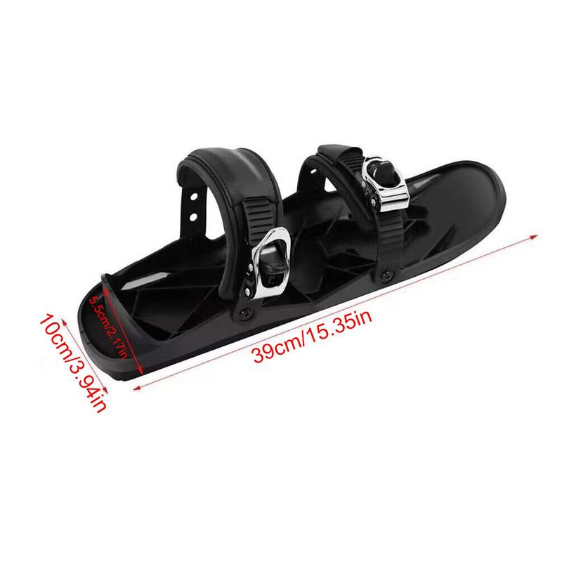 Mini-Ski-Skates Schneeschuhe Skier Snowboards Schnee-Kurzbrett Snowboard-Schuhe Verstellbare Bindungen Skischuhe Snowboard