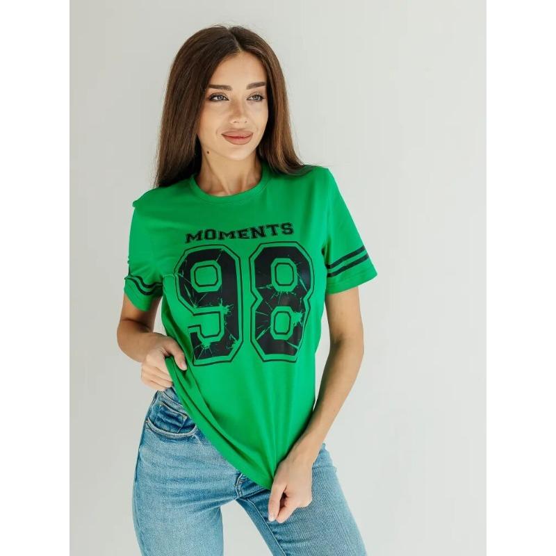 Summer Ladies T-Shirt Sports Style Short-Sleeved Y2k 2000s Fashion Casual Oversized Ladies Clothing
