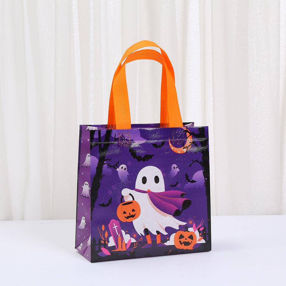 StoBag Halloween Party Trick or Treat Bags for Kids Reusable Eco Friendly Goodie Tote Bags for School Gifts Candy Favors Decor