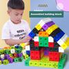 100/150/200/300/400Pcs Building Block Toy Colorful Stacking Building Brick Math Manipulatives Counting Learning Educational Cube Toddlers Boys Girls