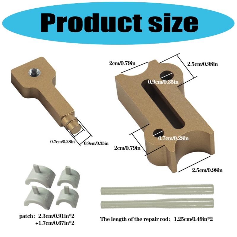 Plumbing Pipe, Water Pipe Repair Tool Portable Setups For PVC 1/2inch And 3/4Inch Pipe Leaks With Durability Steel Design