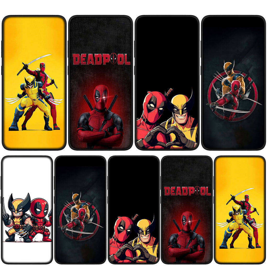 Cover for iPhone 17 16 15 Xiaomi Poco Redmi Note 14 13 12 11 Pro Max 9 16e Samsung Galaxy S25 S24 S23 OPPO Huawei Wolverine Cool Deadpool Phone Case