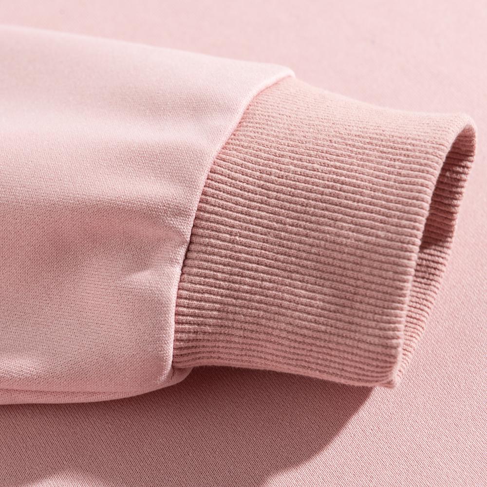 Koreanischer Trend Unisex Locker Schulter Sweatshirts Kundenspezifischer Musterdruck Herren und Damen Hoodie Langarm Rundhals Pullover Sportliche und Edle Kleidung