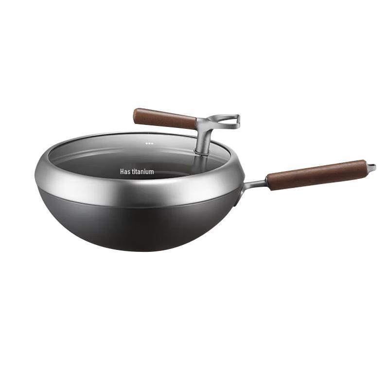 

Supor 30cm Non-stick Titanium Iron Wok Set