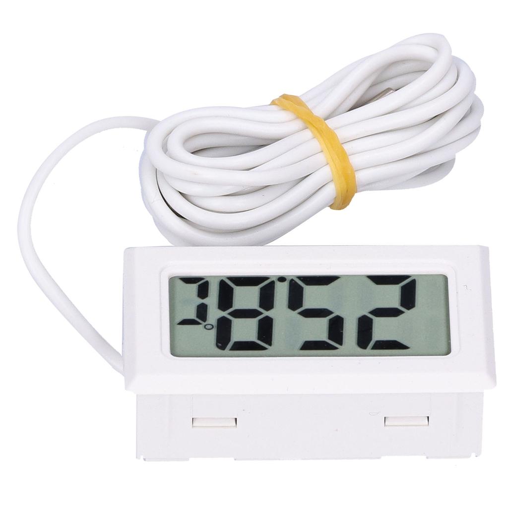 Digital Thermometer   LCD Wired Electronic Temperature Measurement Instrument FY13001
