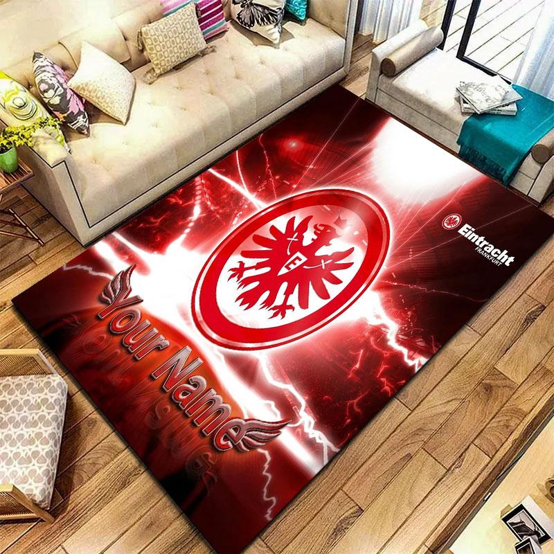 Eintracht Frankfurt Custom Name Carpet Rug for Living Room Bedroom Home Sofa Decoration,Kids play Non-slip Floor Mat