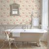 VEELIKE Wallpaper Floral Removable Damask Leaf Heat Sticker Cutting Wall Removable Fusuma Vintage Sticker, Pattern, Wallpaper, Beige, Style, Pattern,