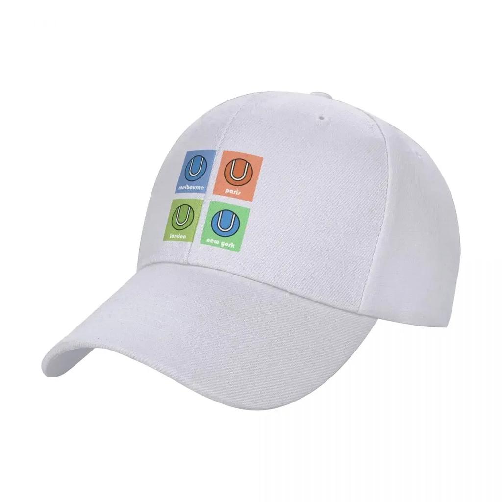 Tennis grand slam cities Baseball Cap beach hat Military Tactical Cap Beach Outing summer hat Unisexs Tennis Women's