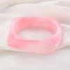 Transparent European & American Retro Resin Irregular Polygon Bracelet - Bold and Unique Hand Jewelry
