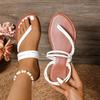 Women's 2026 New Multi-Strap Wrap Toe-Post Sandals Fresh Casual Summer Beach Vacation Shoes