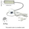 10/30LEDs Sewing Machine Light LED Portable Work Light,Flexible Gooseneck Lampe with Magnetic Base for Workbench Lathe