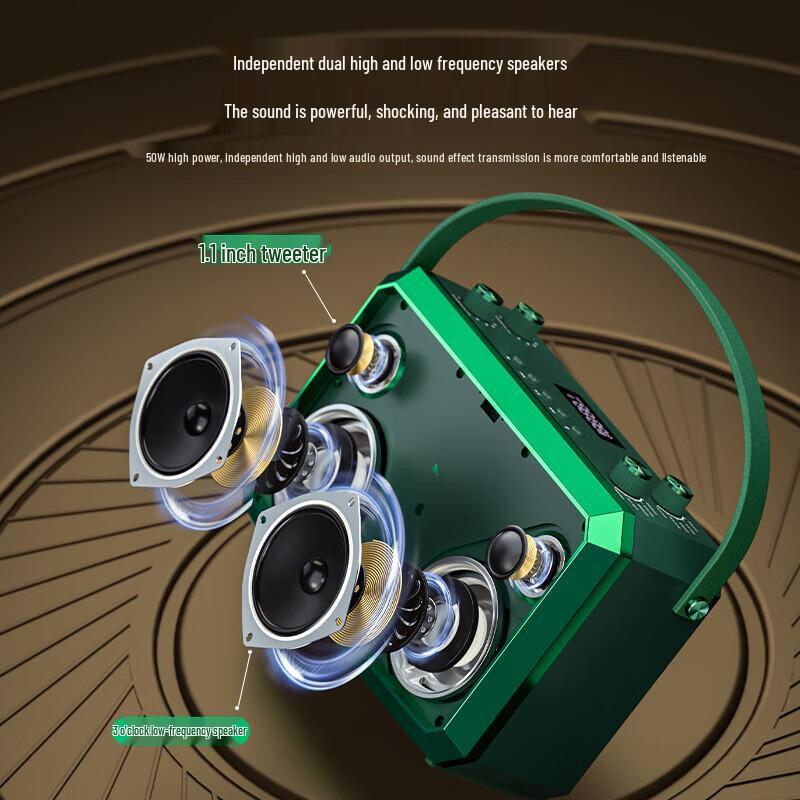 Shidu M5 Portable Karaoke Bluetooth Speaker CN Plug (adapter Included)