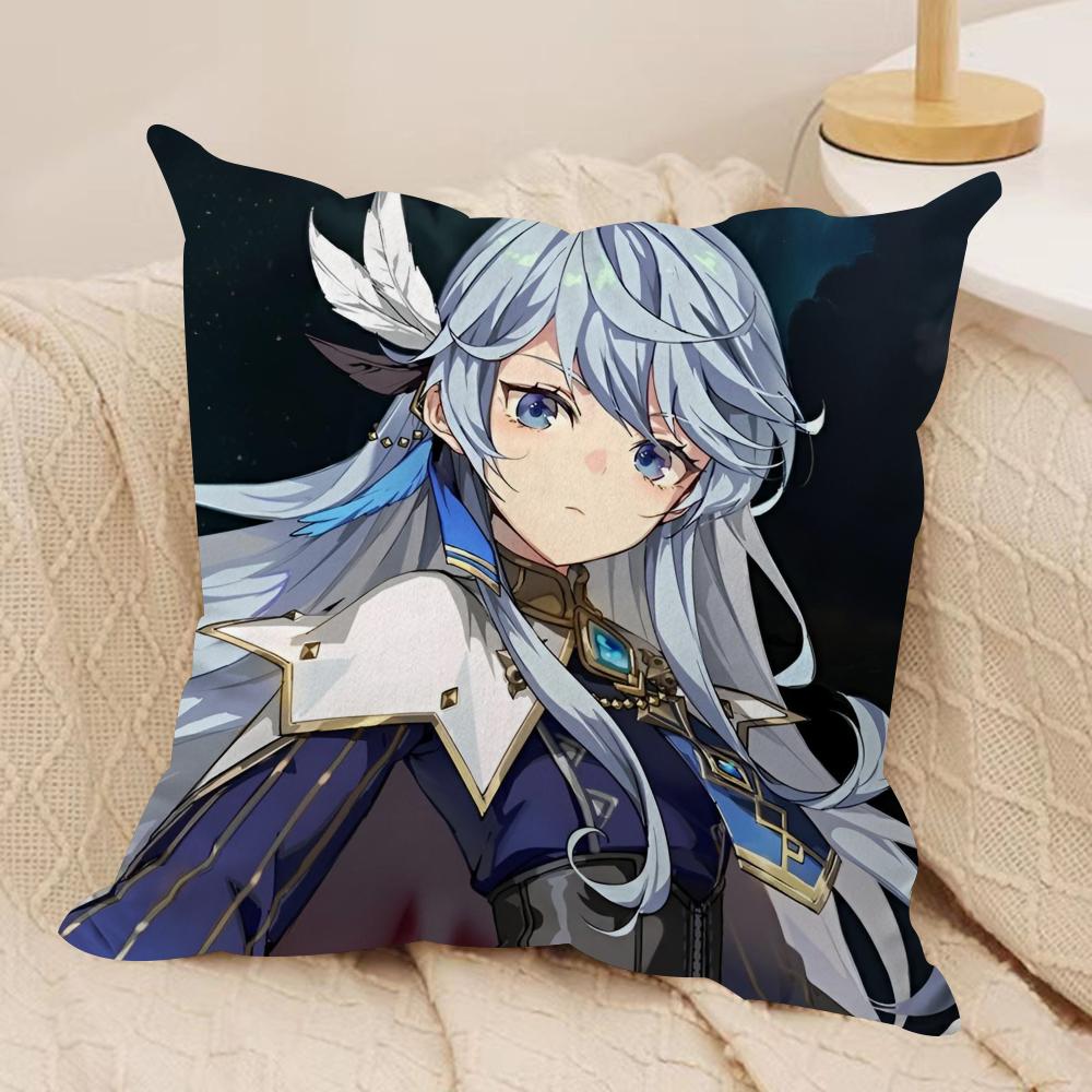 Cartoon TTower of God Cushion Cover Soft Plush Fabric DoubleSided Printed Sofa Cushion Cover for All Seasons Home Decor Gift