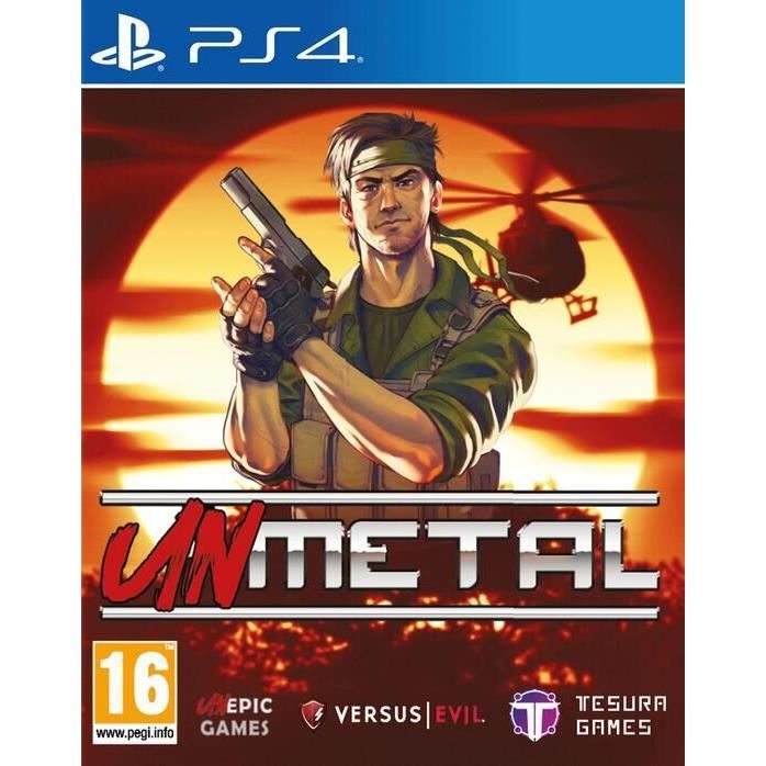 Jeu PS4 - Unmetal - Action - PEGI 7+ - Évasion Humoristique - Arsenal Classique