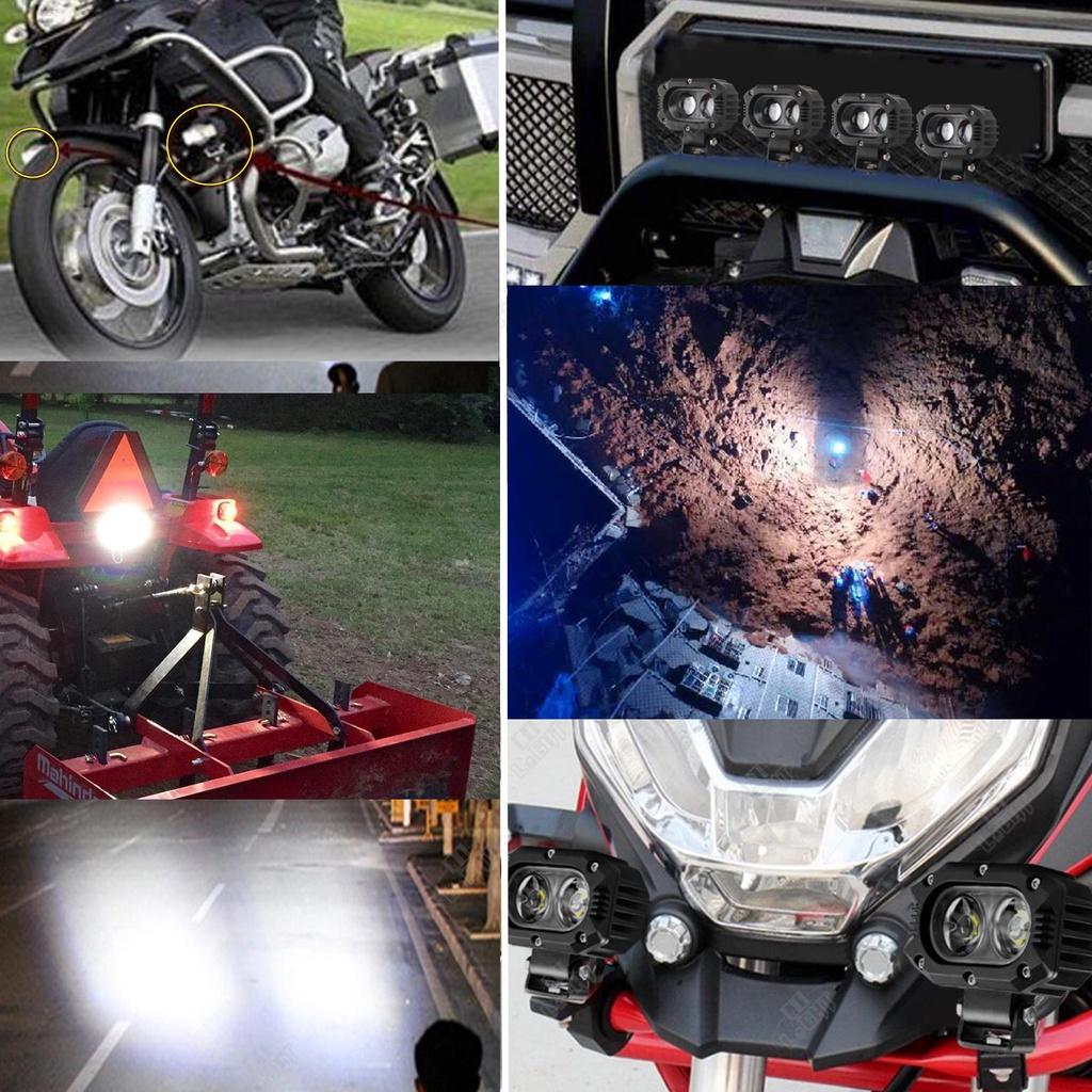 Additional 3inch Ligh Mile Led Work Light Bar Driving Lamp Headlights Long -range Accessories 12V 24V Electric 4x4 Led Off Road