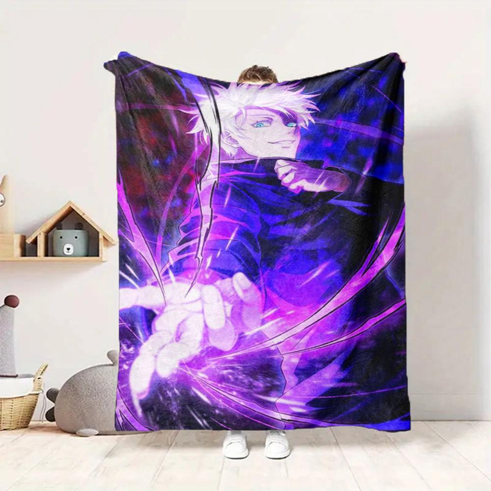 Jujutsu Kaisen Flannel Blanket Throw Blanket Soft Warm Sofa Bed Camping Car home Decor Unique Christmas Gift C9301897