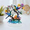 Bohemian kolibřík, 2D plochý akryl, stolní dekorace, ozdoby, vhodné do obývacího pokoje, kanceláře, na párty, Vánoce, Halloween
