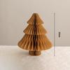 2026 Christmas Tree Honeycomb Ball 3D Folding Christmas Tree Ornament Desktop Decoration  for Xmas Navidad Happy New Year Decor