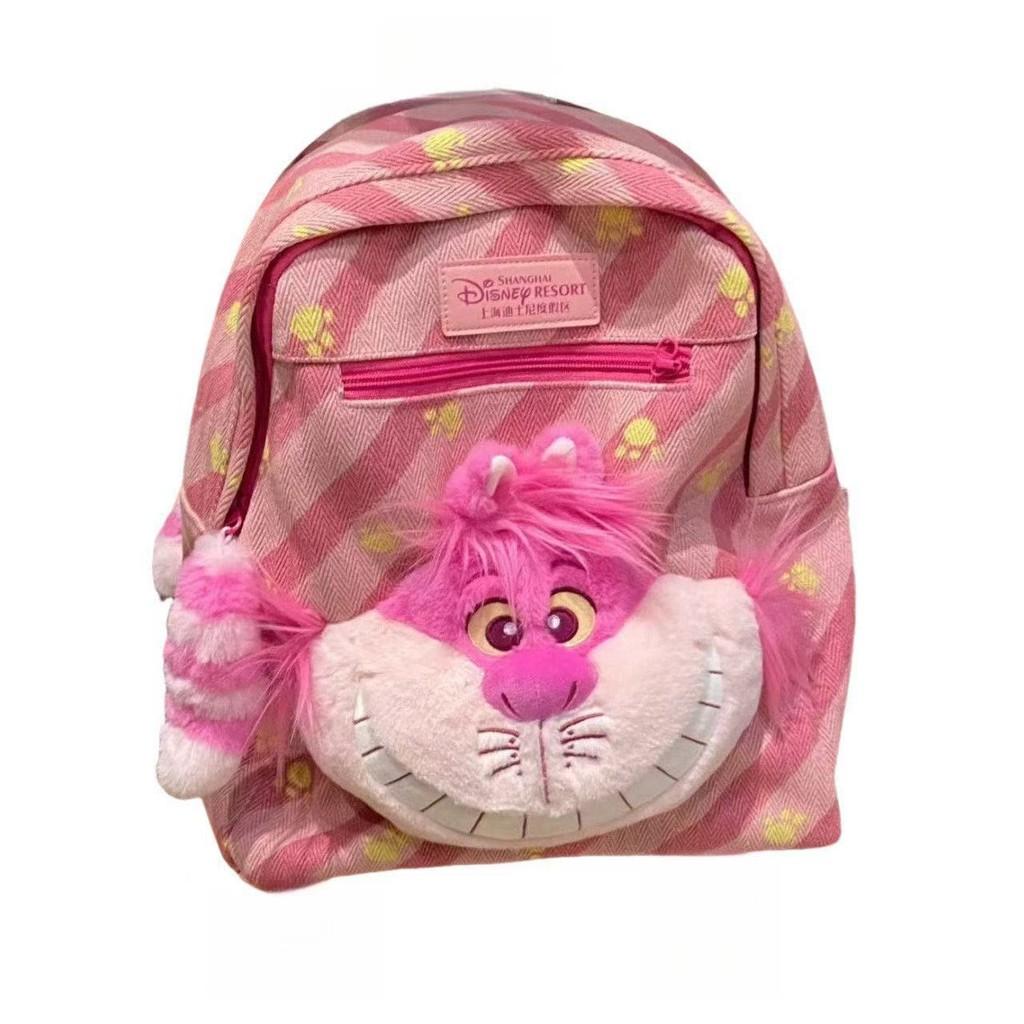The Cheshire Cat Aristocats Lucifer Plush Backpack Zipper Capacity Large