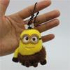 1piece Despicable Me Kevin Bob Minions Doll Keychain Cute Minion Plush Pendant Car Keychain Children's Toy Party Gift