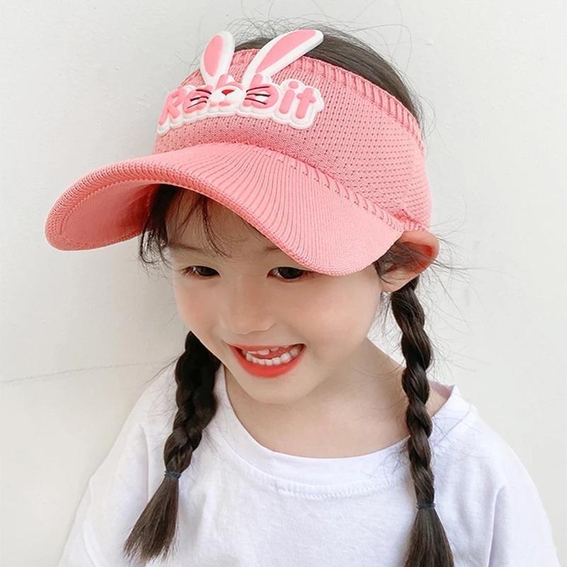 Kids Sun Hats Children Summer Visors Cute Rabbit Hat Summer Hat for Kids Boys Girls Hats