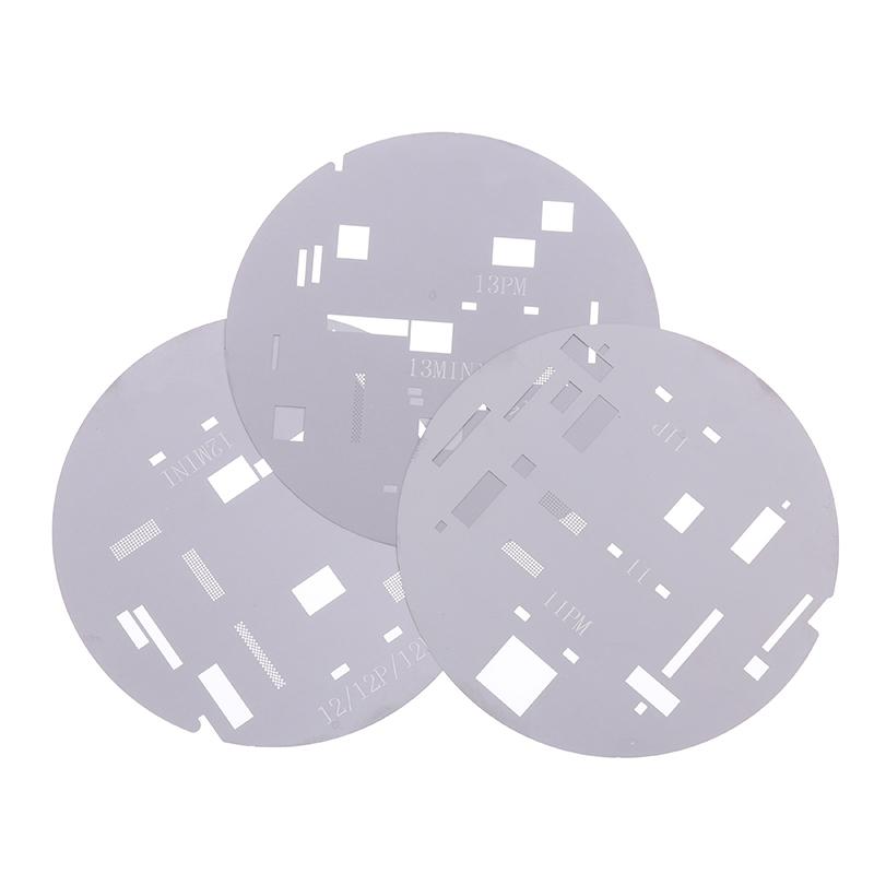 

1/3 шт. для телефона 11 12 12Mini 12Pro Max 13 Mini 13 Pro Max экран всплывающий ремонт Ufo стальной трафарет ЖК-экран защита