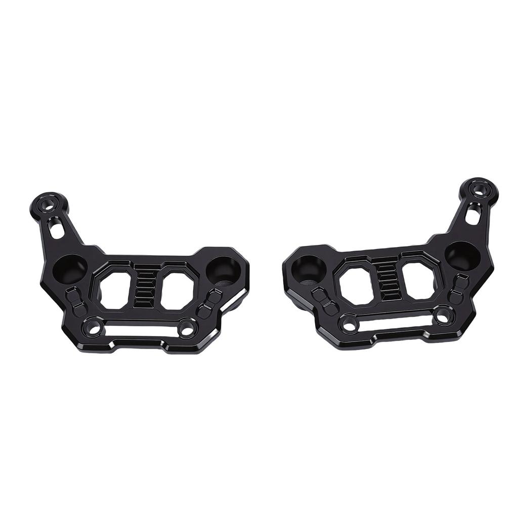 2 Stück Dual-Lichtleisten-Motorhauben-Montagehalterungen Ersatz für JL JLU 4xe JT 2018-2025 Nebelscheinwerferhalterung