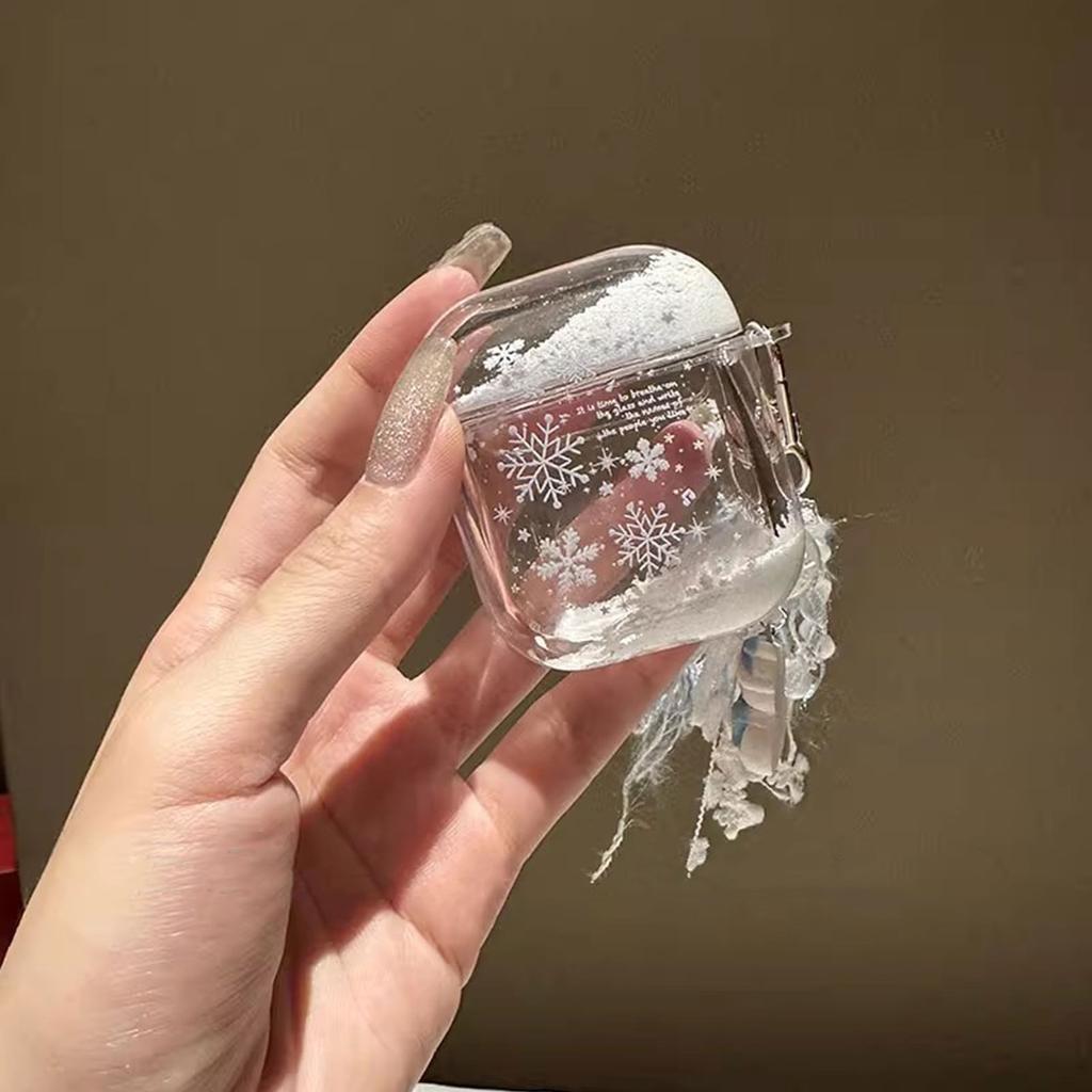 Compatible for Air Pods 1/2 Earphone Cover Shockproof Anti-scratch Protective Sleeve Washable PC Housing Dustproof Shell