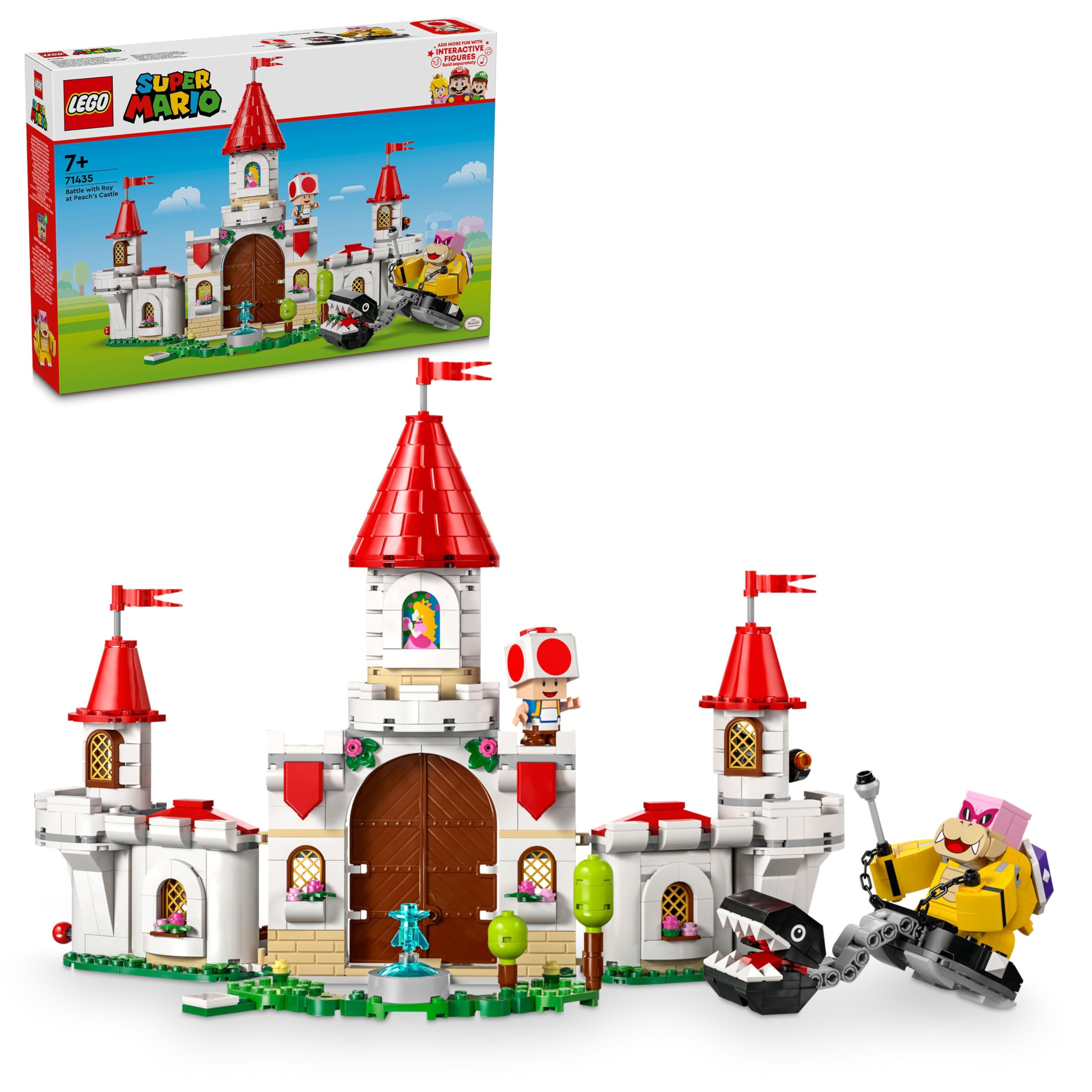 

LEGO Super Mario vs. Roy! Peach s Castle Toy - Birthday Present - Building Blocks - Girls, Boys, Children (Ages 7, 8, 9) - Elementary School Students