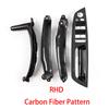E70 4-teiliges Set LHD RHD Innen Fahrerseite Türfensterschalter Armlehne Abdeckung Zuggriff Ersatz für BMW X5 X6 E70 E71 E72 2007-2013