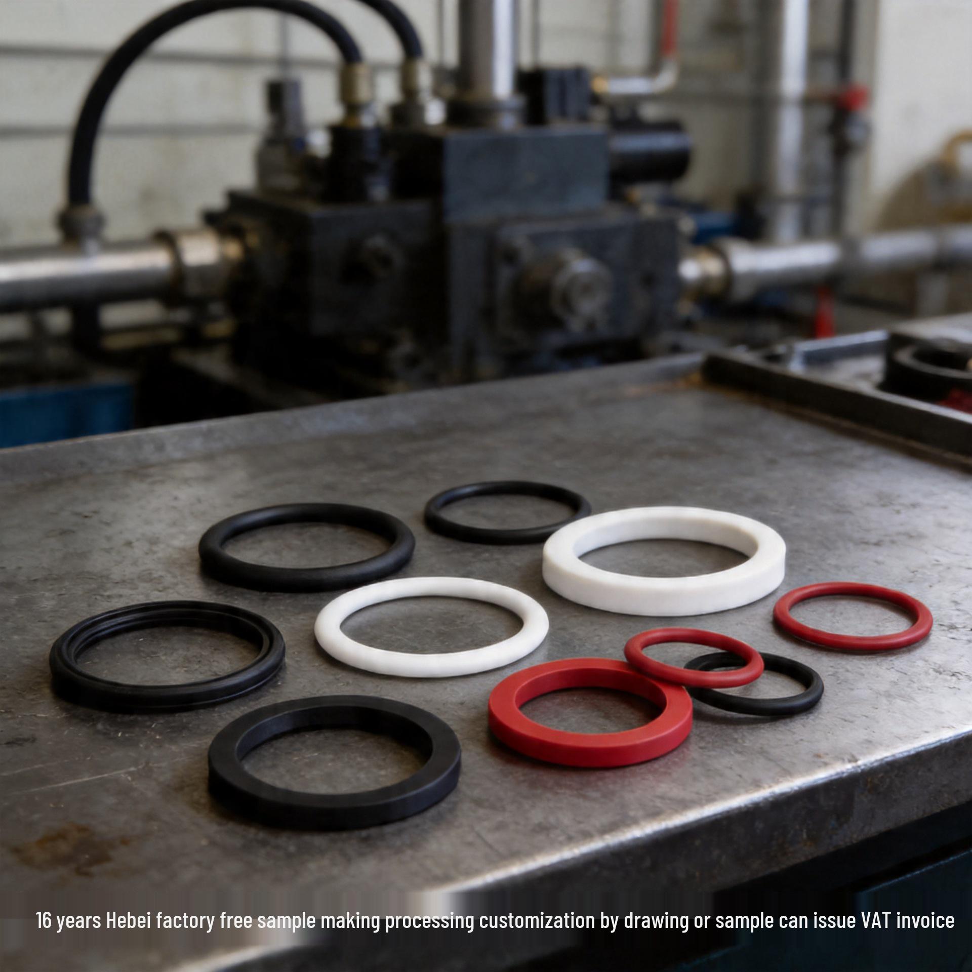 Custom Polyurethane Oil Cylinder Seal Rings (Shore 70-95) Irregular O-rings