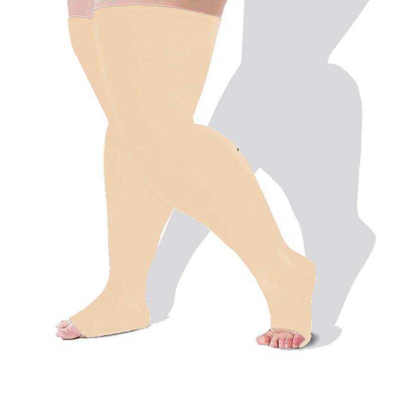 Chaussettes de Compression Running Unisex Grande Taille - Soutien Élastique du Mollet pour Sports de Plein Air et Fitness