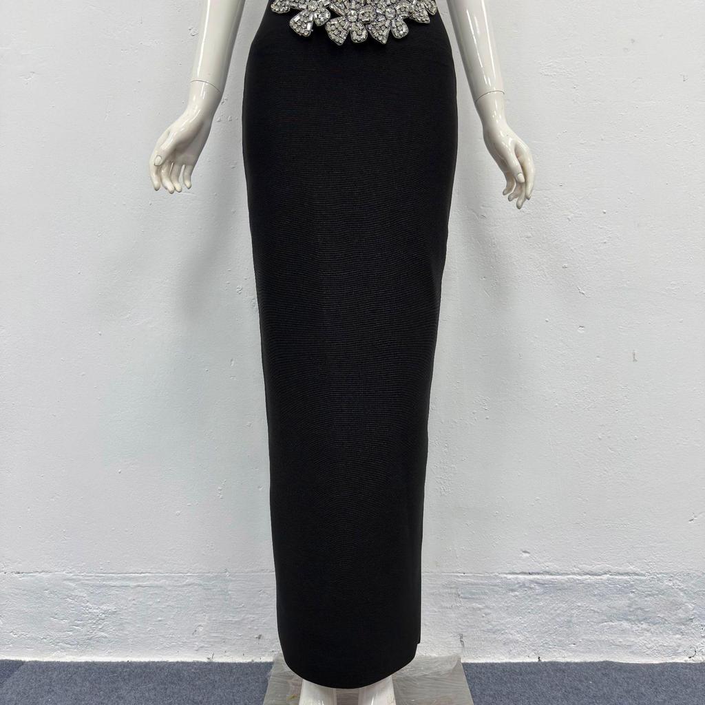 Novo Vestido de Noite Sexy Bodycon Bandagem Estilo Europeu e Americano para Comércio Exterior