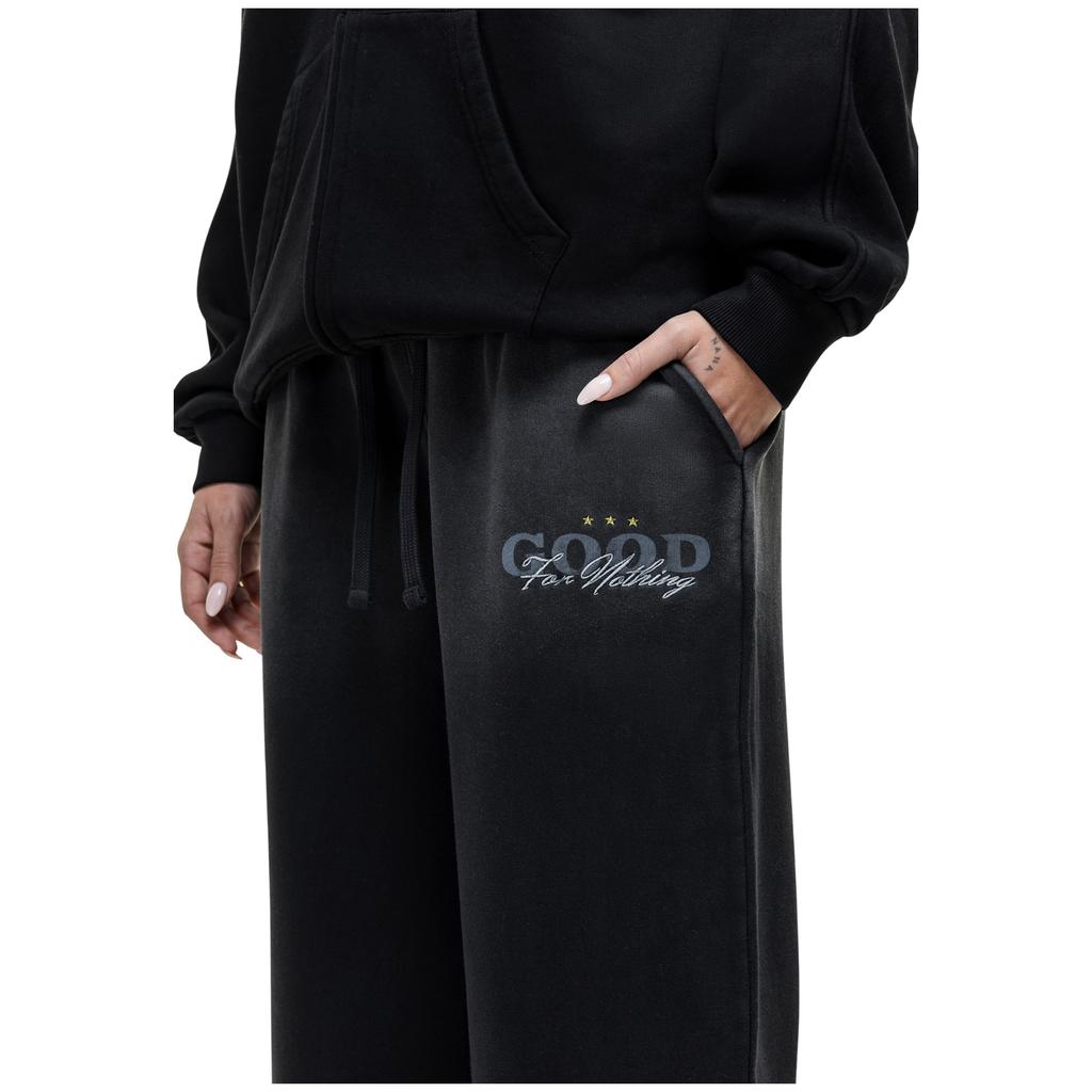 Good For Nothing Womens/Ladies Spray Stitched Joggers