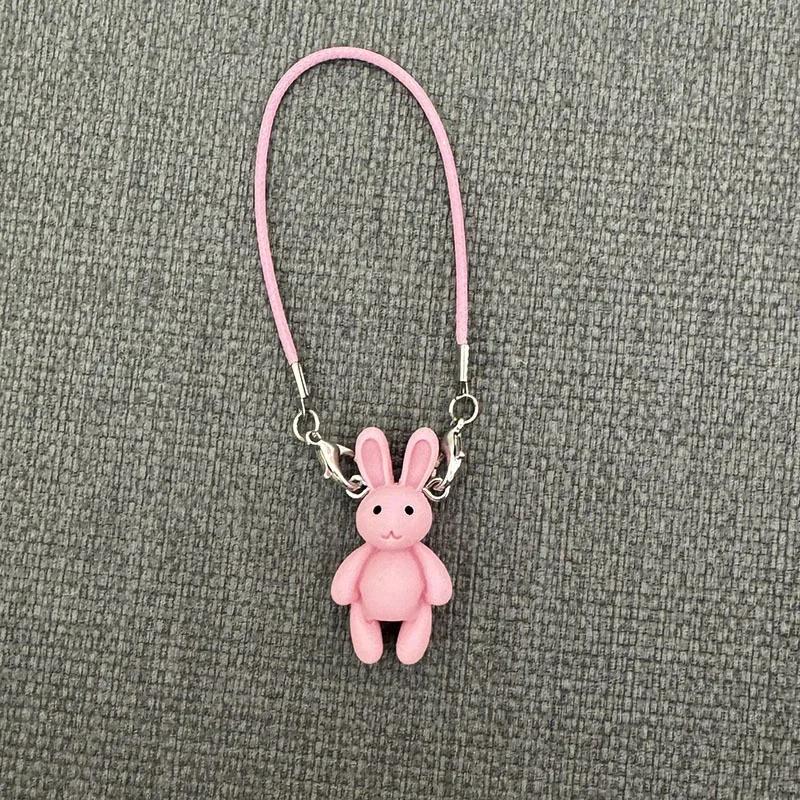 

Suitable for 17cm Cute Cartoon Dollhouse Accessories Miniature Decoration Plush Doll Mini Rabbit Model Pendant Toy