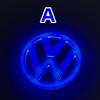 For VOLKSWAGEN 11cm 4D Badge For VW Logo Light LED Trunk Light 4D VW Logo Light Grille Badge For VW Volkswagen Bora Golf Jetta P