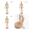 Wooden Human Artist Manikin Drawing Model Unisex Male Female Sketching Tool