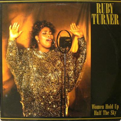 Disque LP RUBY TURNER - Les femmes soutiennent la moitié du ciel HIP36 Jive 1986 Royaume-Uni Soul/Funk Occasion
