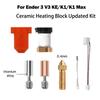 Pro Creality K1 / K1 Max Hotend Kit Keramický topný blok Tryska 300°C Extrudér Vysoká rychlost Pro Creality Ender 3 V3 KE Hotend