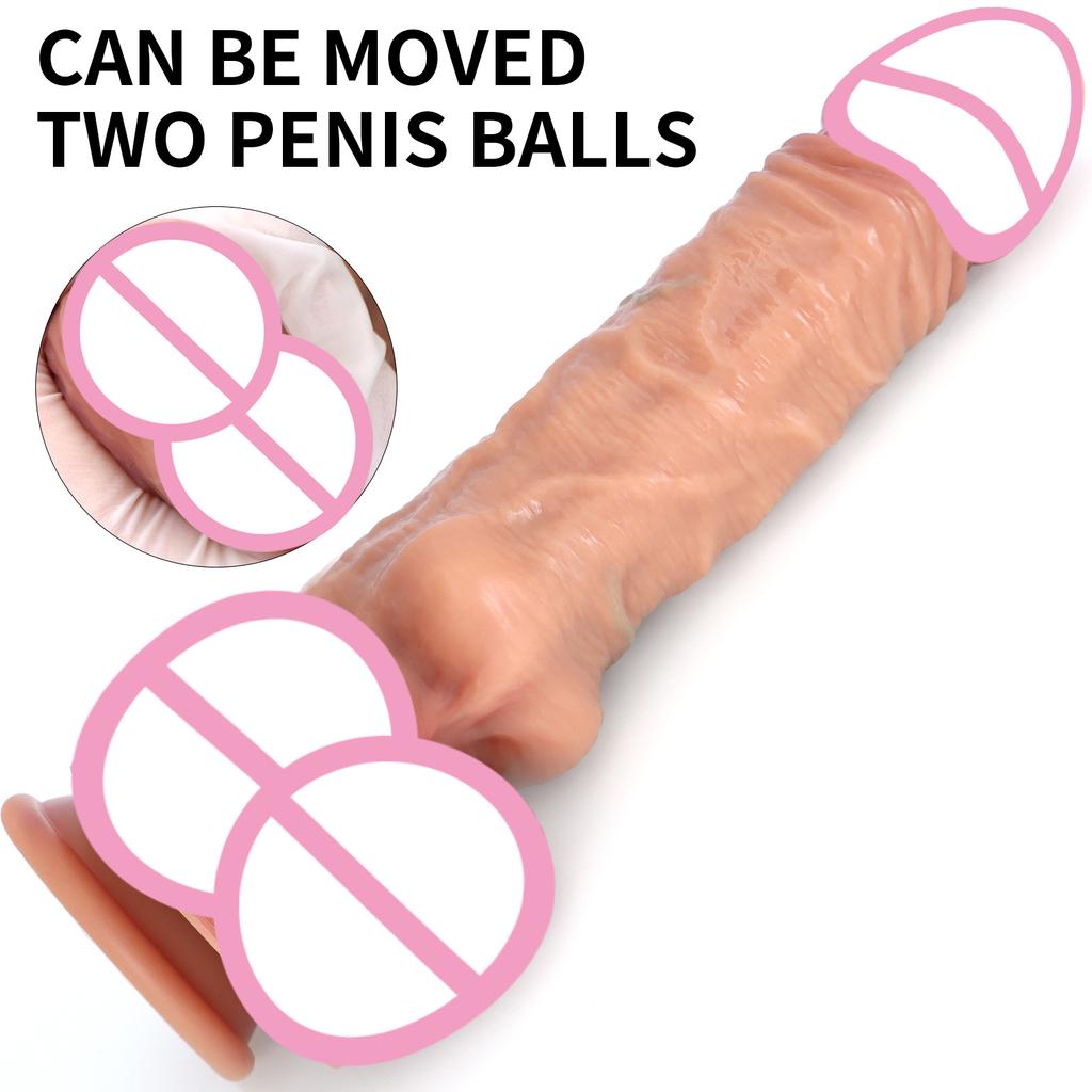 Skin and Egg Dildos Soft Silicone Women's Manual Dildo Masturbation Device Adult Sexy Couple Sex Product