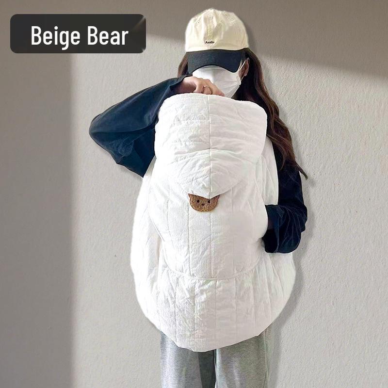 

Korean Kids Cloak: Baby Carrier Wrap, Windproof, Thickened Warm Stroller Blanket for Autumn & Winter