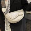 Shoulder bag women's 2025 new retro American versatile niche ins design sense oblique span bag women
