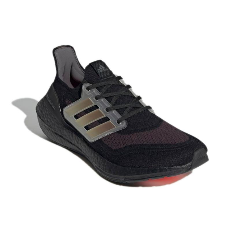 Adidas Ultra Boost 21 Black Iridescent Sneakers GX5236