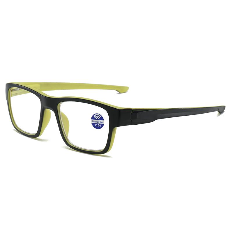 Latest Stylish Reading Eyeglasses Anti-blue Lightweight Ultra-clear Square Frames Sports Reading Eyeglasses 405