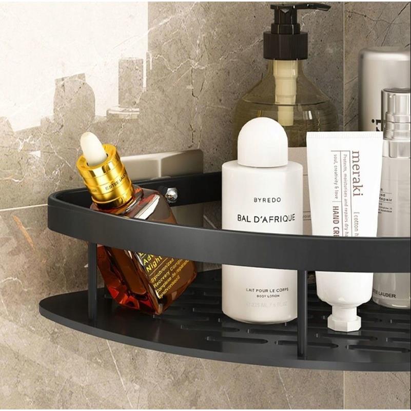 Corner Bathroom Shelf Hanging for Shower No Drilling Set of 2