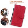 For Xiaomi Redmi 11A 4G/Redmi 12C 4G Leather Phone Case Stand Wallet Rose Butterfly Imprinted Flip Cover