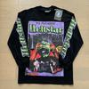 25 Frühling und Herbst Amerikanische trendige Marke Herren und Damen Paare Große Größe Lockerer Pullover Langarm T-Shirt Teenager T-Shirt